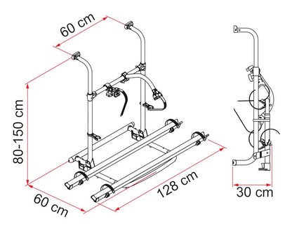 Sykkelstativ Carry Bike Pro - Marine & Caravan