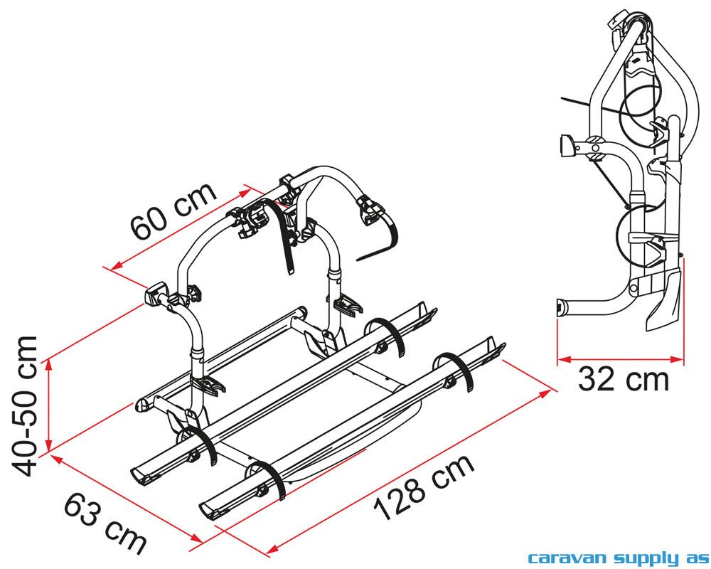 Sykkelstativ Carry Bike Pro C - Marine & Caravan