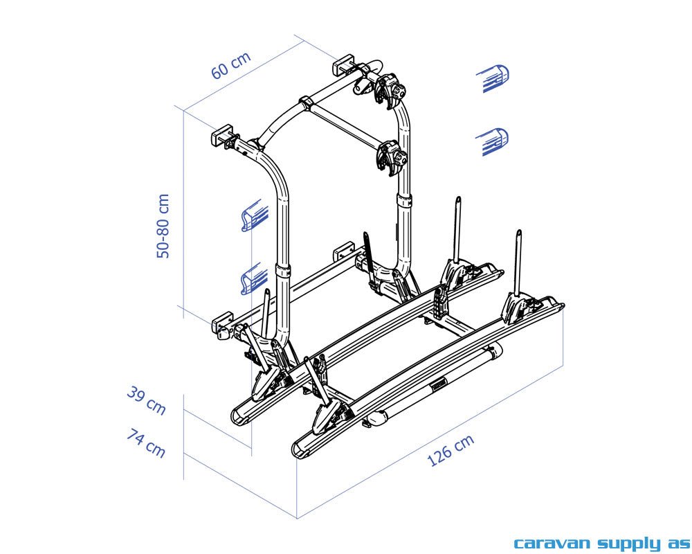 Sykkelstativ Thule Elite G2 short - Marine & Caravan