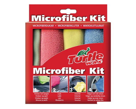 Turtle Wax mikrofiberkluter 4stk - Marine & Caravan