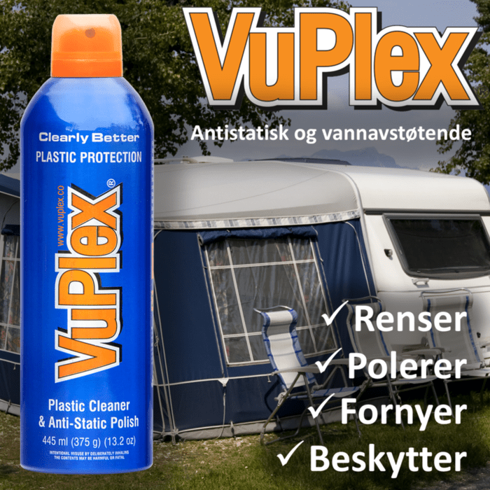 VuPlex® - Plastrens og antistatisk poleringsmiddel - Marine & Caravan