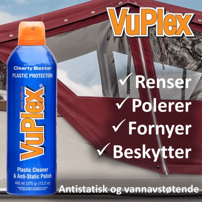 VuPlex® - Plastrens og antistatisk poleringsmiddel - Marine & Caravan