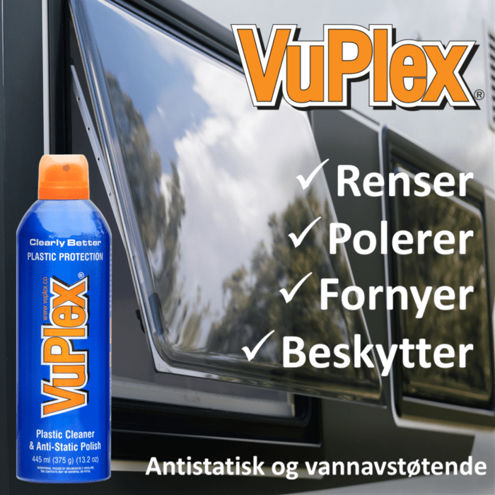 VuPlex® - Plastrens og antistatisk poleringsmiddel - Marine & Caravan