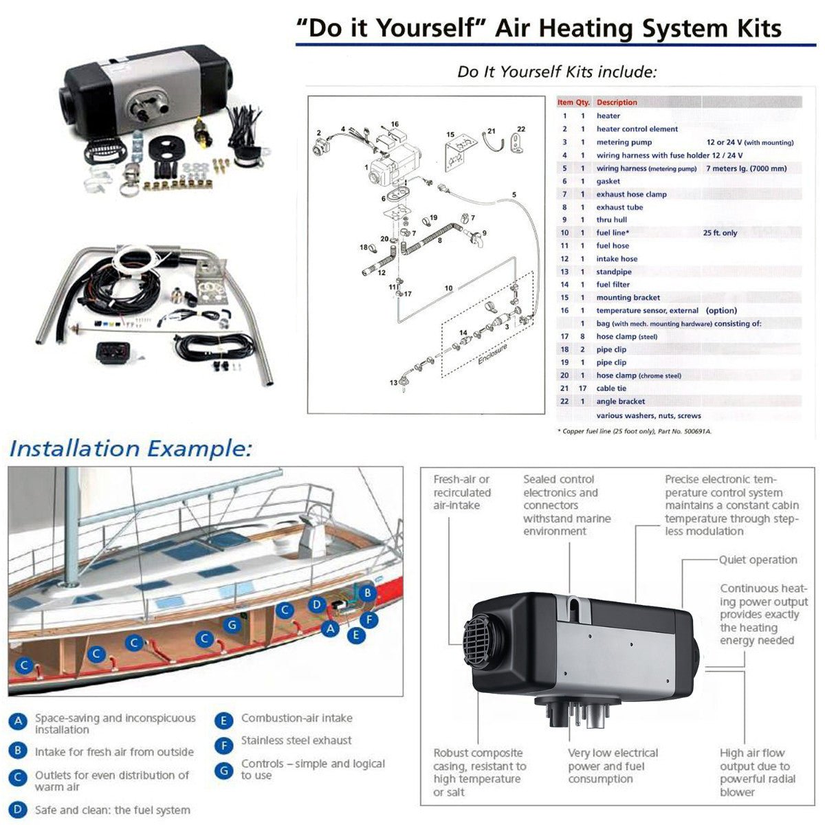 Webasto Air Top Evo 55 diesel - Marine & Caravan